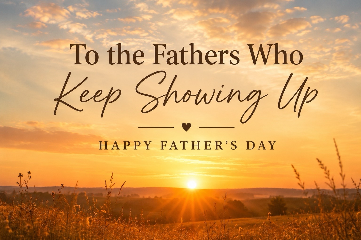 To the Fathers Who Keep Showing Up